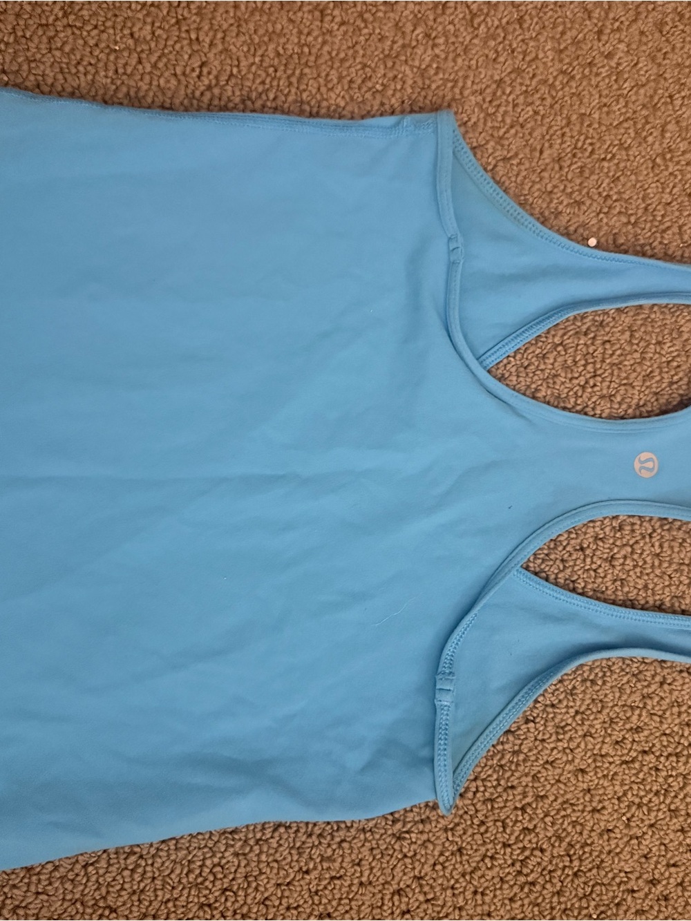 lululemon athletica Light Blue Racerback Performance Tank - Picture 3 of 4